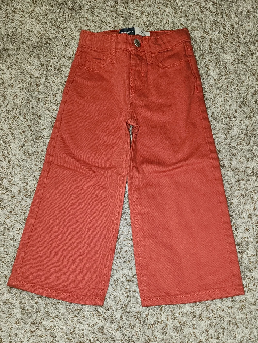 Old Navy Toddler Size 3T Red Denim Jeans, Pre-owned But EUC
